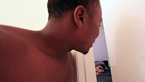 Wanna see this petite Asian teen deepthroat monster BBC in shower?