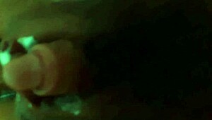 Huge Load of Thick Sperm Dripping from Stretched Ass Down to Hairy Wet Pussy Lips