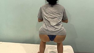 Watch My Young Asian Big Ass Shake Close-Up During Intense Japanese Workout Tease