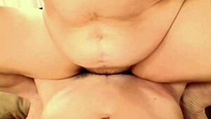 ever wondered how a horny japanese milf's shaved pussy gapes wide from monster cock doggystyle on the bed?