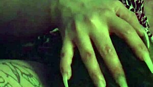 Who's ready for homemade milf pussy licking closeup from this tattooed interracial queen?