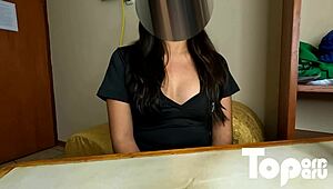 Maryjean la hermosa limeña gives virgin anal creampie homemade peruvian casting interview