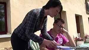 Sexy French Housewife Lucie Luke Takes Anal In Garden