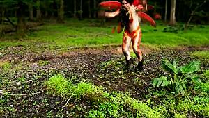 little 18yo anal bug lily thot crawls mud bound spanked rough outdoor submission