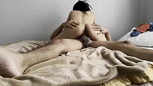 my friend's wife pussy tastes delicious i lick while she rides cock