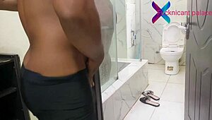 oh daddy!! i caught u watching my shower 😏 now rip my sheer & fuck till i squirt!!