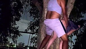 We almost got busted fucking wildly outdoors in broad daylight