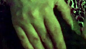 Who's ready for homemade milf pussy licking closeup from this tattooed interracial queen?