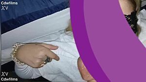 pretty petite tatted girl sucks me off quick then takes my cum on her face 😍💦