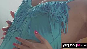 i'm melting watching noemi moon peel off that bikini outdoors... damn her curves