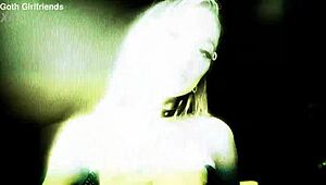 goth slut blake, love your shaved pussy stretched rough in fishnets doggystyle?