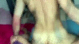 stepdaddy's fat cock barebacks t-girl ass till creampie explosion