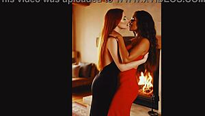 lesbian whispers echo in shadowy ai fantasies