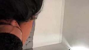 real homemade sex tape captures sexy tattooed college girl riding monster cock