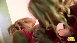 Busty British Blondes Tease Pussy with Toys and Tongues