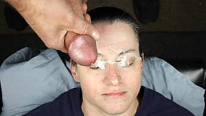 dirty dees takes massive facials in this homemade cumshot compilation with huge loads