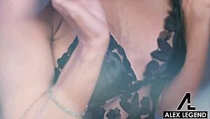 omg kiara edwards' fat pussy creampied by alex legend's monster cock