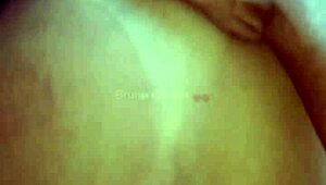 submissive latina wife moans wildly as endowed hubby barebacks her ass to creampie