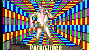 Titties Bouncing Wild as Victoria Peaks Dances Disco with Boobs Out!