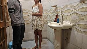 Desi stepdad punishes smoking young stepdaughter with rough outdoor fuck