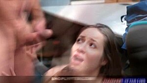 bold teen shoplifters pounded relentlessly with cumshots for stealing. they beg for more.