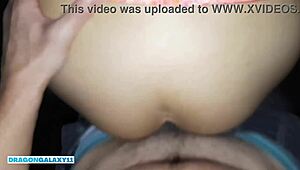 Public thrill builds to steamy creampie finish