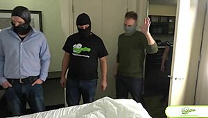 Wisconsin Tiff Gangbanged By Old Man's Friends While He Watches