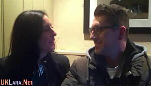 mature classy brit in stockings and heels slurps massive cock deepthroat style