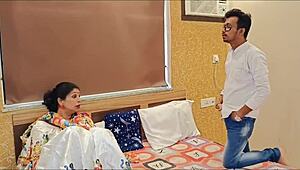 oh man indian bhabhi's tight pussy gets pounded hard in hotel with dirty hindi talk