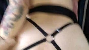 College amateur slammed dirty bent over in intense doggystyle ass pounding