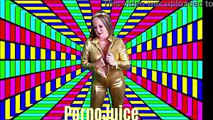 Titties Bouncing Wild as Victoria Peaks Dances Disco with Boobs Out!
