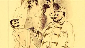 Vintage erotic illustrations tease antique fantasies