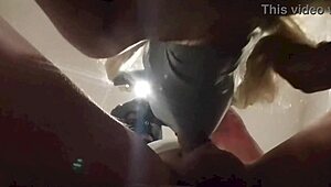 blonde pigtails milf deepthroats cock swallows cum 😍🍆