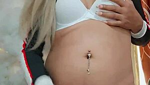 Hey 😍 this gorgeous trans babe is doing the hottest things ever! 🔥 Who's joining? 💦