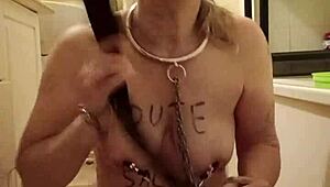 french slave bound outdoor with piss and belt discipline in 2024