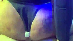 Wife Sits on Stranger While Cuckold Husband Watches in Lingerie