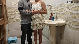 Desi stepdad punishes smoking young stepdaughter with rough outdoor fuck