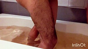 japanese milf in bathroom ends with mouth creampie finish?