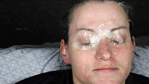 dirty dees takes massive facials in this homemade cumshot compilation with huge loads