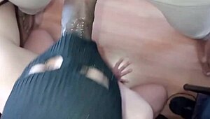 Buff Brazilian bodybuilder teen submits to black dom pirocada creampie pounding