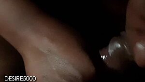 sloppy deepthroat wife spits on hubby's cock pov