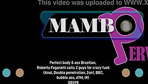 roberta faganelli perfect body calls 2 bbc guys crazy anal dp riding bubble ass atm
