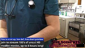 i get so turned on fingering my tight teen pussy during daddy's latex glove exam