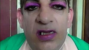 Shy Bisexual Crossdresser Sucks and Fucks Offered Cock Deepthroat Homemade