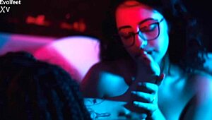 Wet latina lesbians with big asses suck lick pussies toes in bisexual foot fetish threesome tub