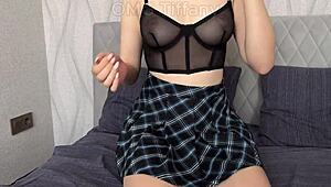 my wife's tiny 18+ sister begs for my cock pounding her tight wet pussy!