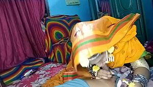 Desi Wife Fingers Pussy Then Takes Hardcore Maid Outfit Fuck in Hotel From Hubby