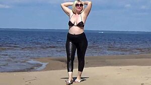 wanna see this big leather ass strut the beach?