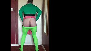 Shy Bisexual Crossdresser Sucks and Fucks Offered Cock Deepthroat Homemade