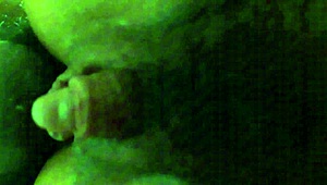 Huge Load of Thick Sperm Dripping from Stretched Ass Down to Hairy Wet Pussy Lips